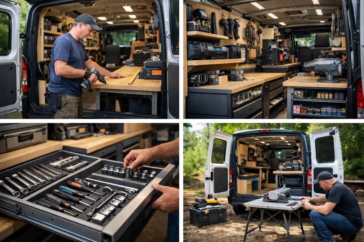 How to Create a Mobile Workshop in Your Van