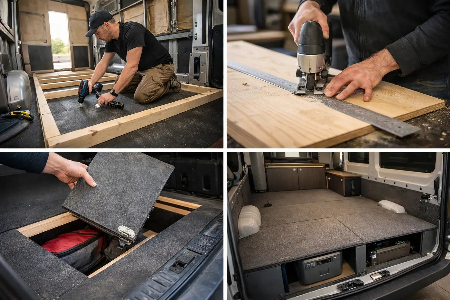 How to Install False Floor Panels in Your Van