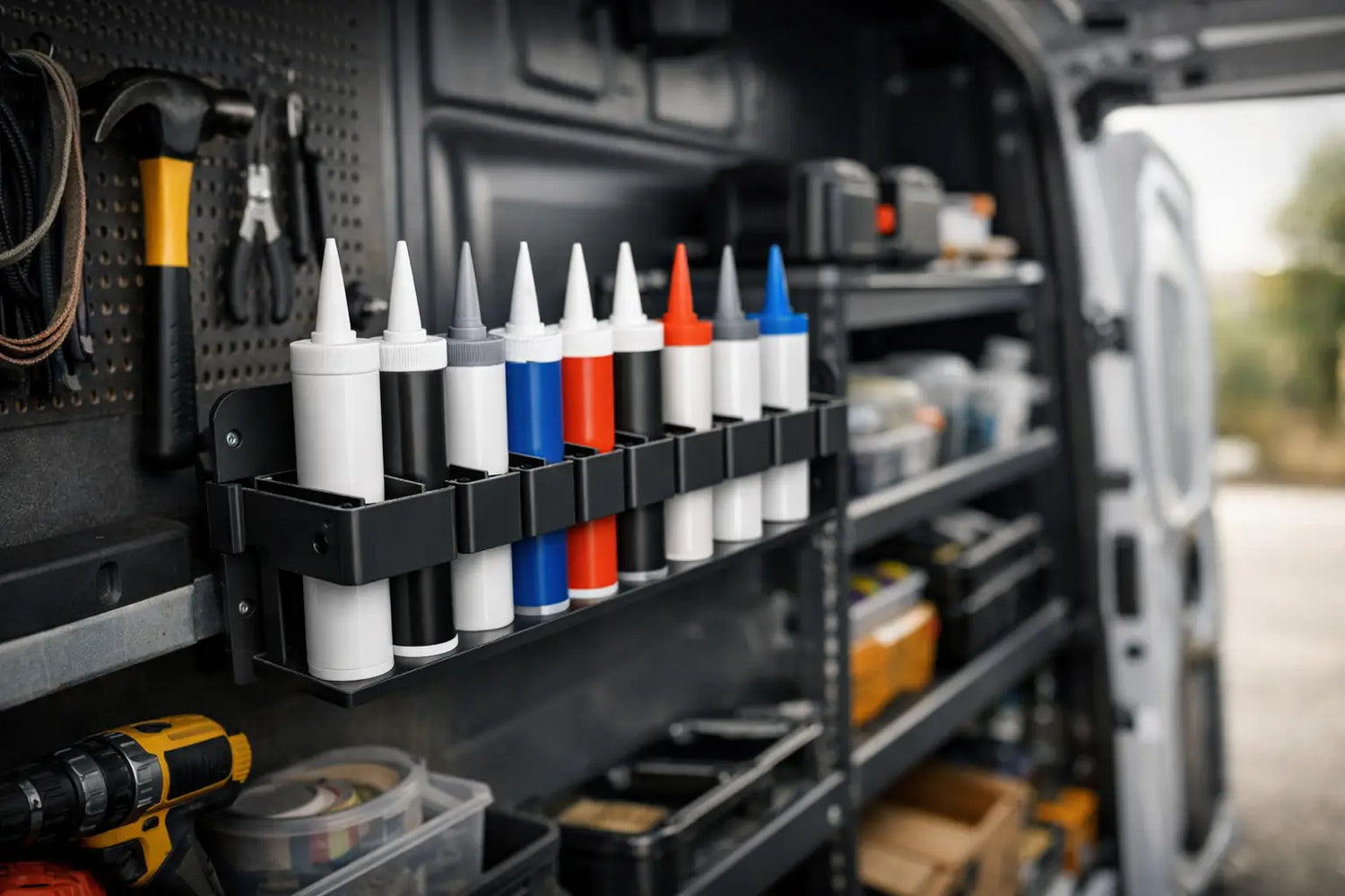 Choosing the Right Sealant Holder for Work Vans