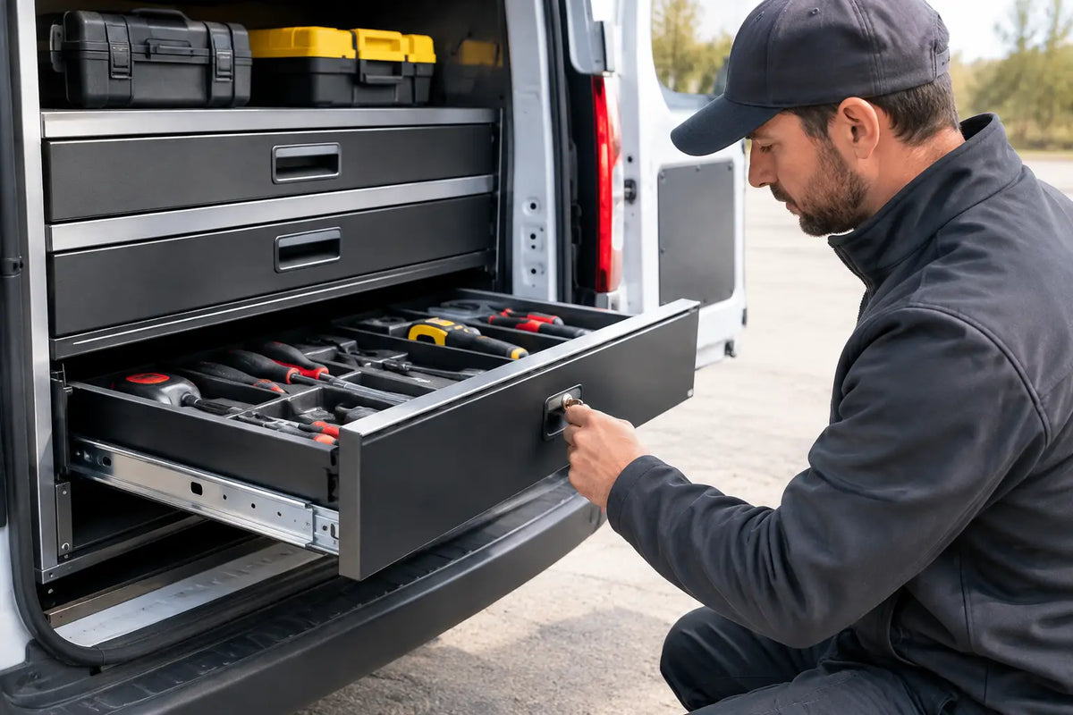 Can Van Drawers Be Locked for Better Tool Security?