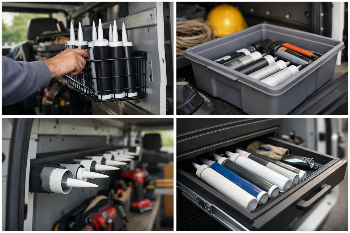 How to Store Caulk Tubes in Your Work Van