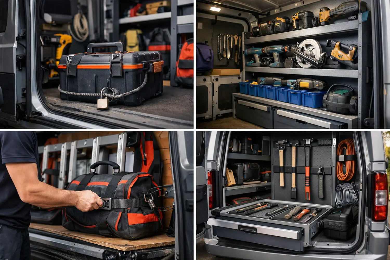 How to Secure Tools in Your Van Safely