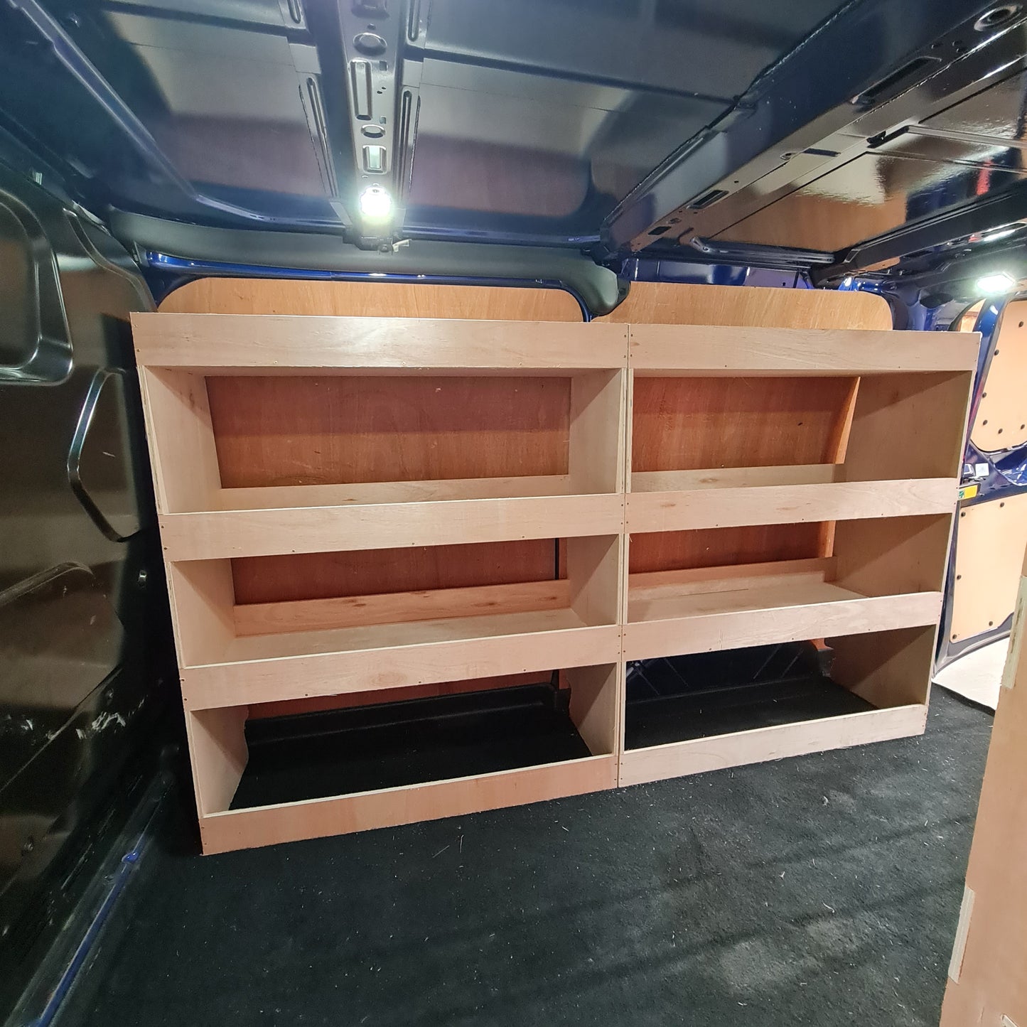 Ford Custom 2012+ SWB Racking Full Driver Side Storage Super Wide