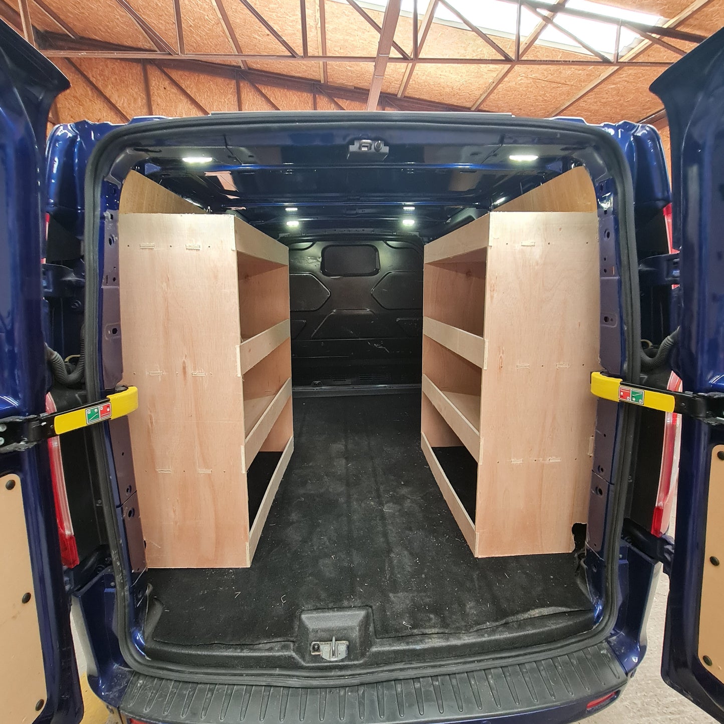 Ford Custom 2012+ SWB Racking Full Driver Side Storage Super Wide