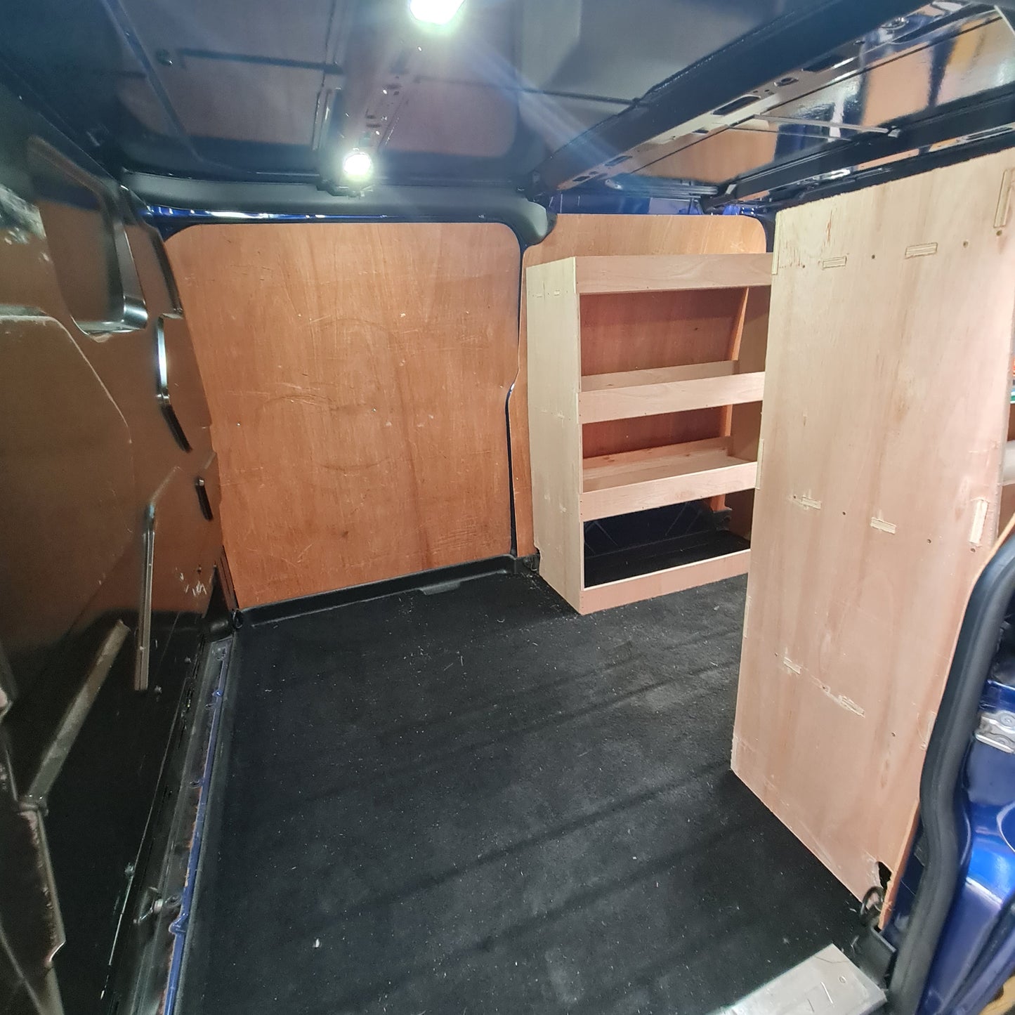 Ford Custom 2012+ SWB Racking Full Driver Side Storage Super Wide