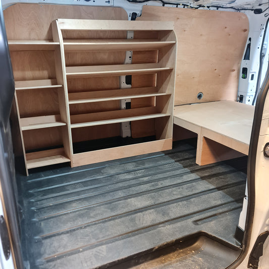 Ford Custom 2023+ Van Raised Floor And Racking Set 7