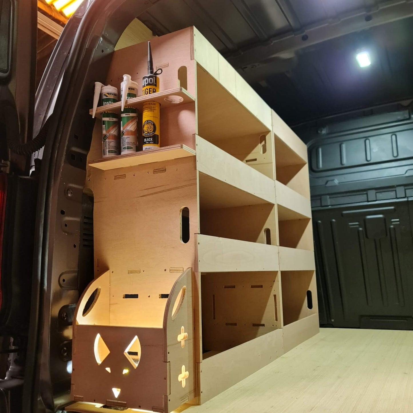 Citroën Berlingo Full Side Van Racking Kit SWB – Extra-Depth Nr4