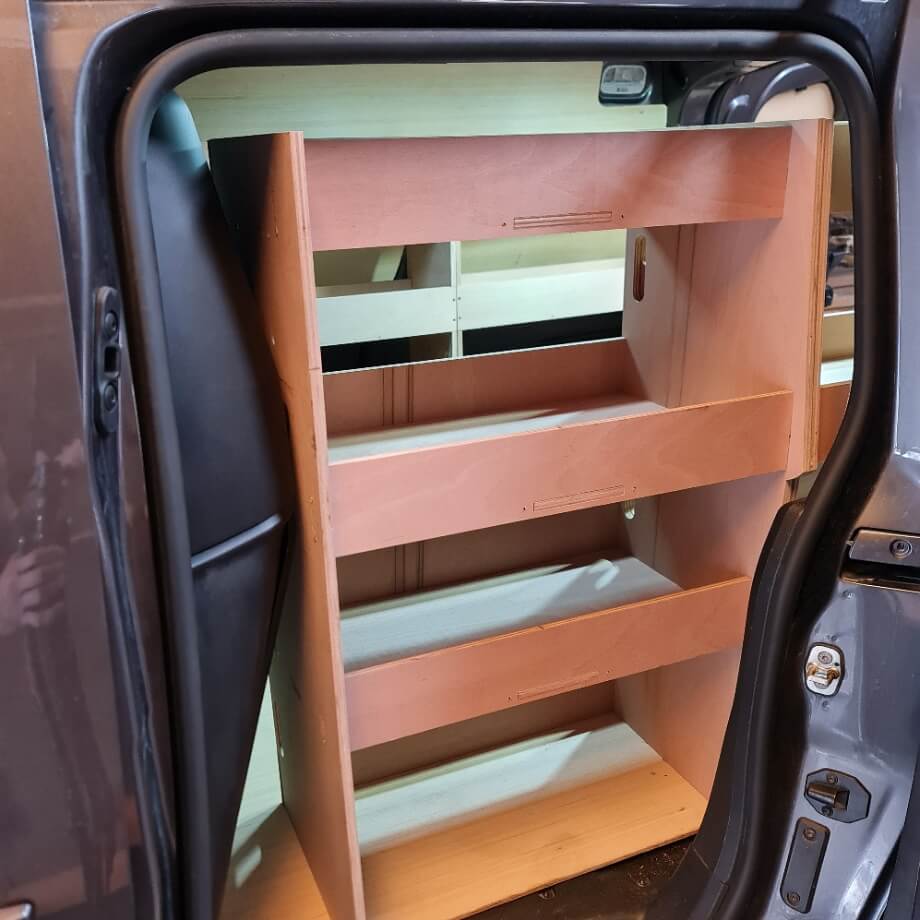 Vauxhall Combo Full-Side Slim Racking Kit SWB Nr3