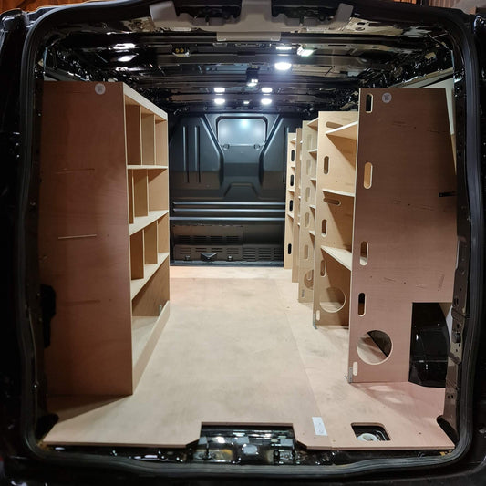 Ford Custom LWB 2023+ Van Racking Shelves Storage for Tools Boxes Set #11