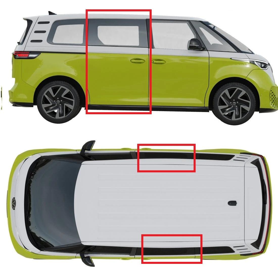 VW ID. BUZZ Rear Van Racking – Rear End Storage Unit