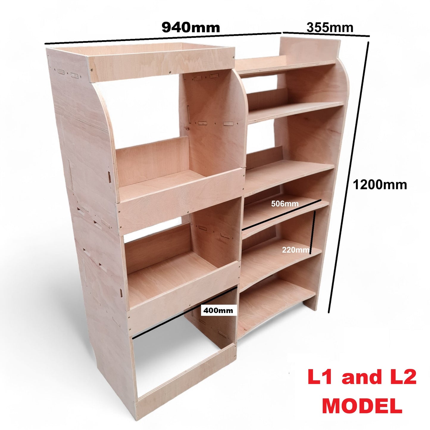 Peugeot Expert Van False Floor with Racking Set 5