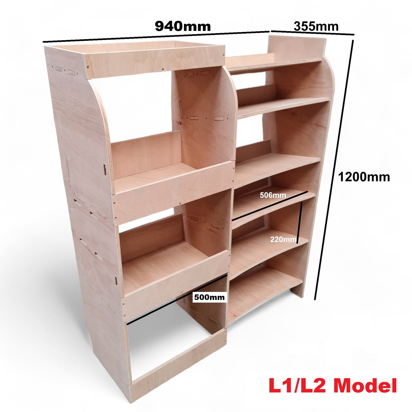 Citroen Dispatch Van False Floor with Racking Set 5