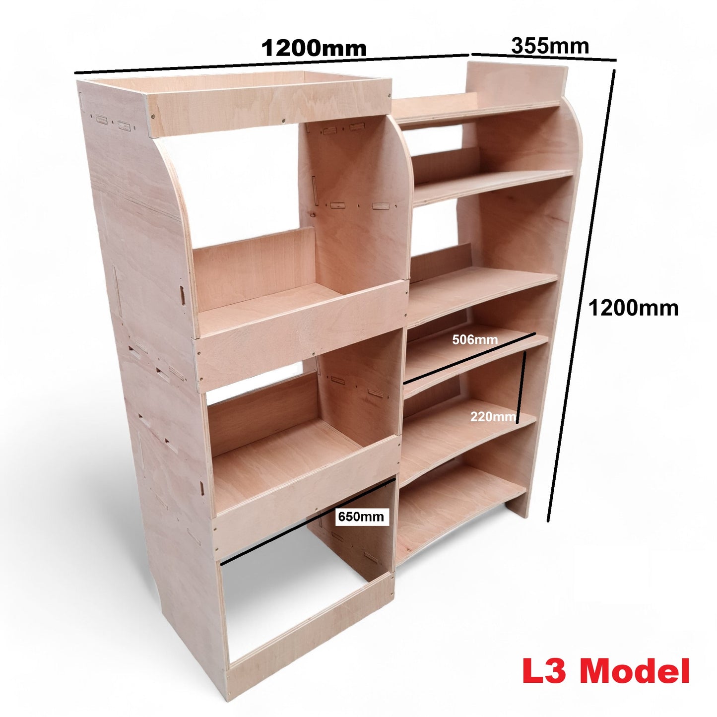Citroen Dispatch Van False Floor with Racking Set 5