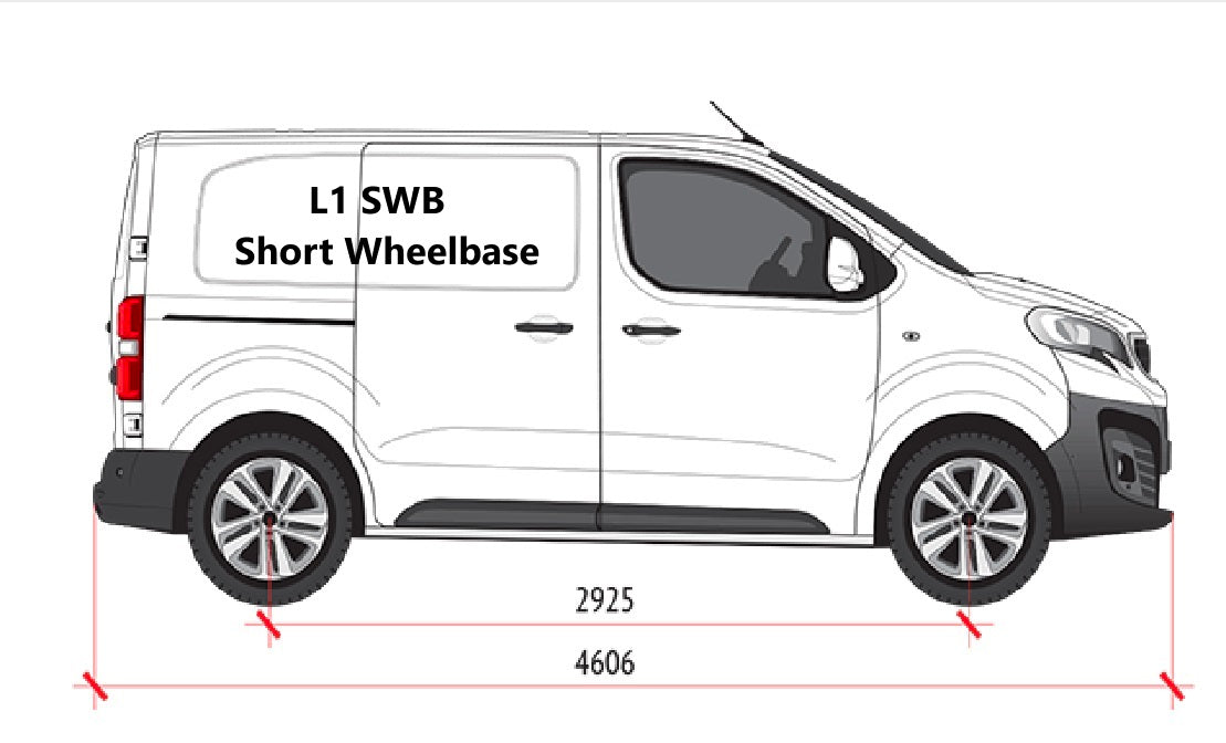 Vauxhall Vivaro Van False Floor Racking Set 4