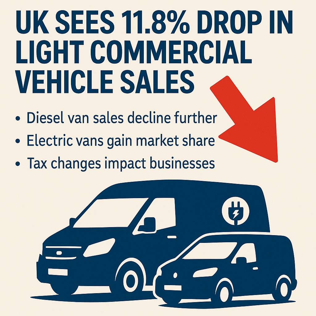 UK Sees 11.8% Drop in Light Commercial Vehicle Sales