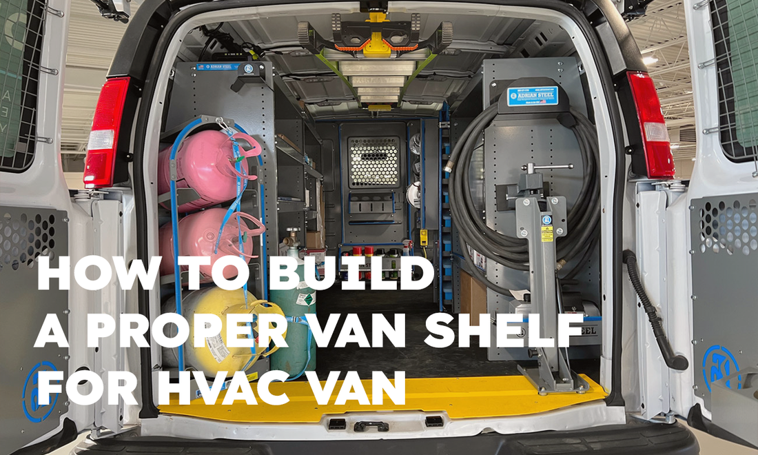 Van Shelf for HVAC Van