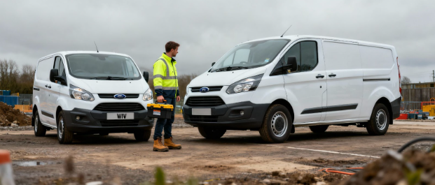 Transit Custom SWB vs LWB: Best Van Size for Electricians