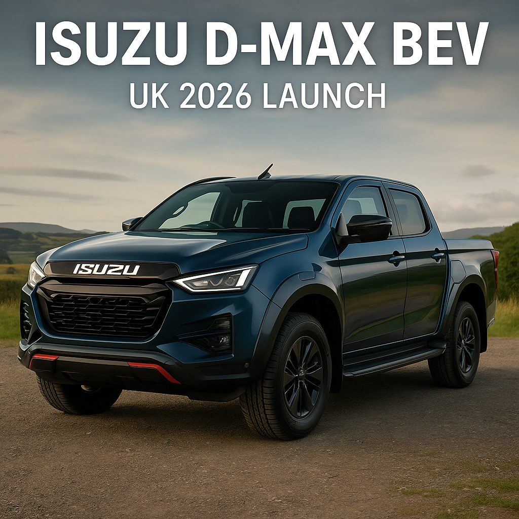 Isuzu D-Max BEV: Electric Pickup Confirmed for 2026 UK Launch