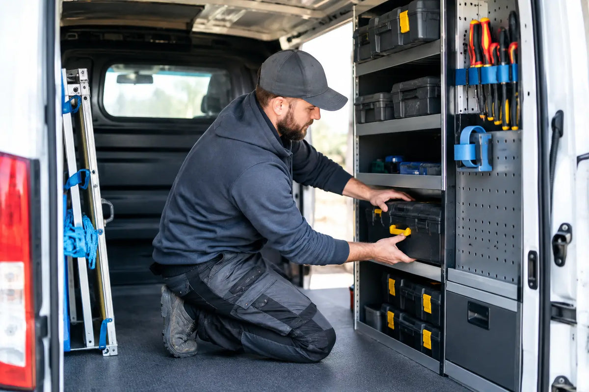 How to Prevent Tools Sliding in Work Vans