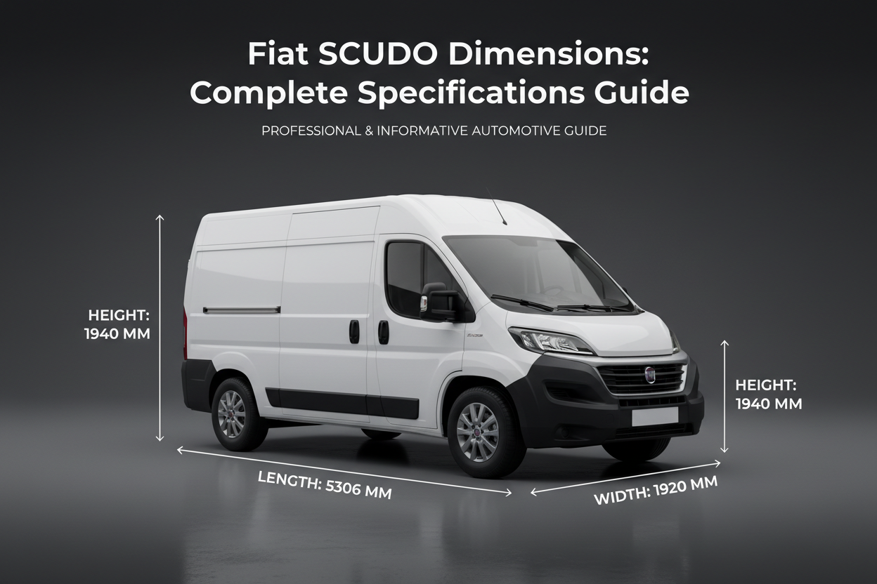 Fiat Scudo Dimensions: Complete Specifications Guide