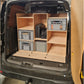 Ford Connect Crew Cab Racking for Euro Stacking Container