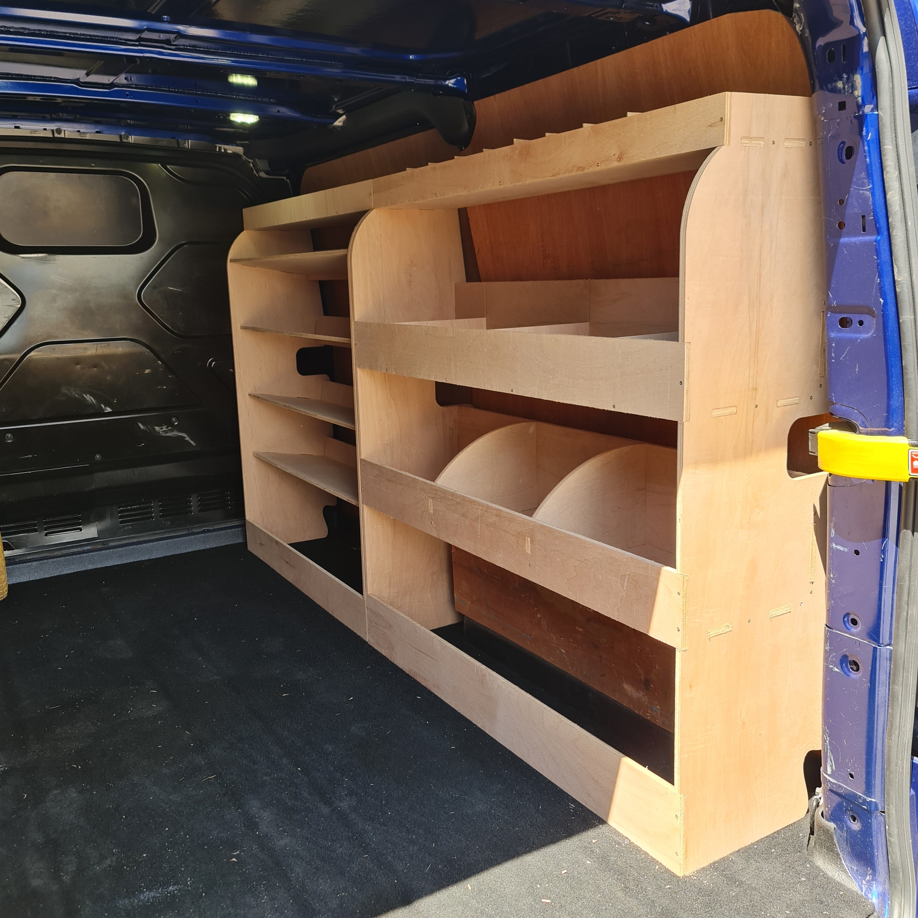 Transit custom van discount racking