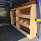 Ford Custom SWB Racking Full driver-side storage