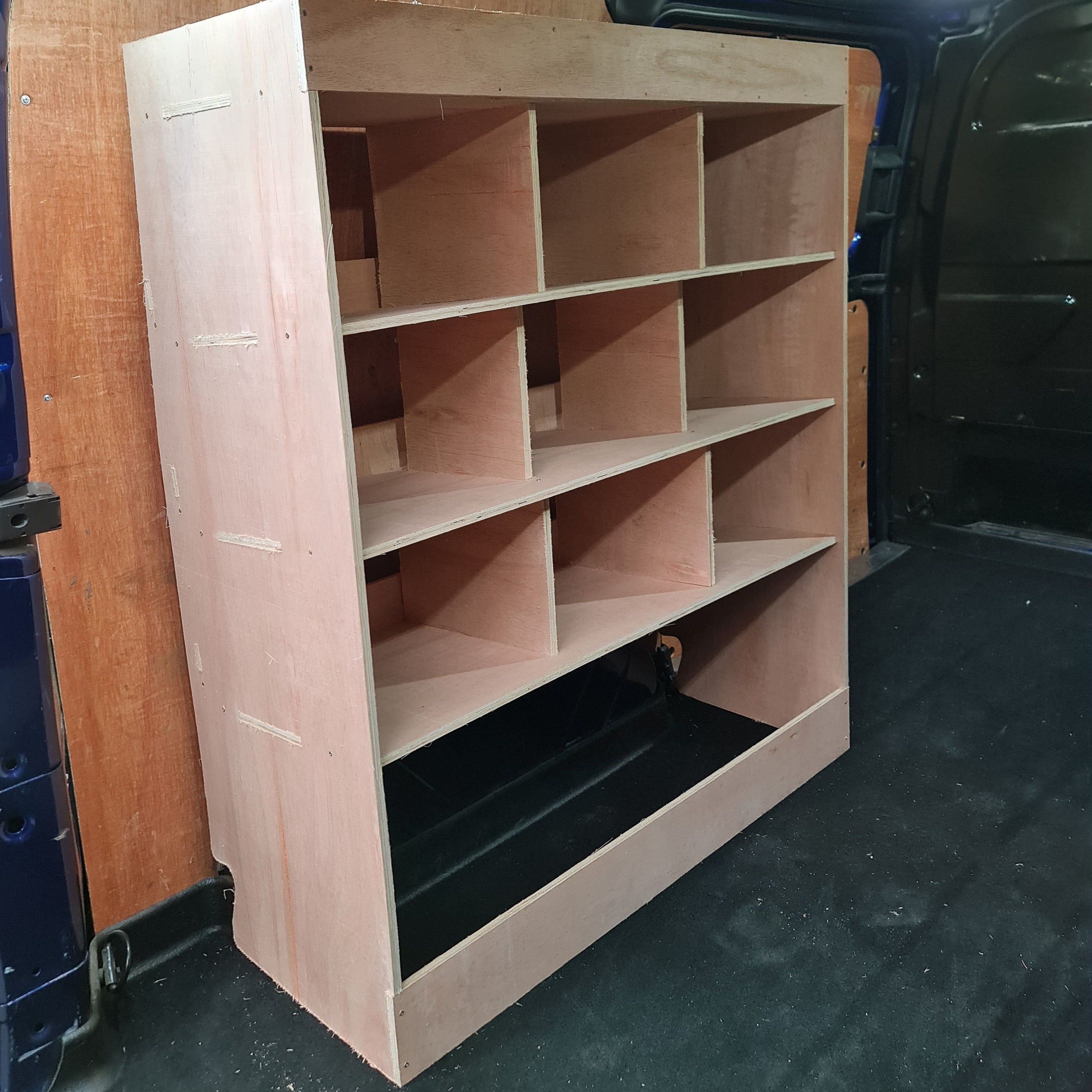 Van Racking Euro Renault Trafic Van Racking | Fits 9 x 20L Euro Boxes | Driver or ...