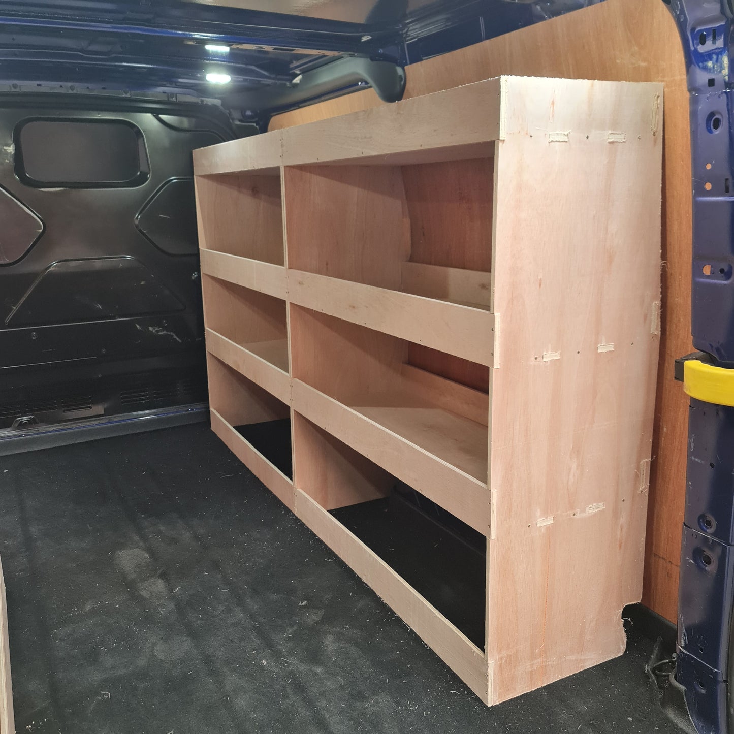 Ford Custom SWB Racking Full driver-side storage Super Wide