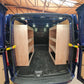 Ford Custom SWB Racking Full driver-side storage Super Wide