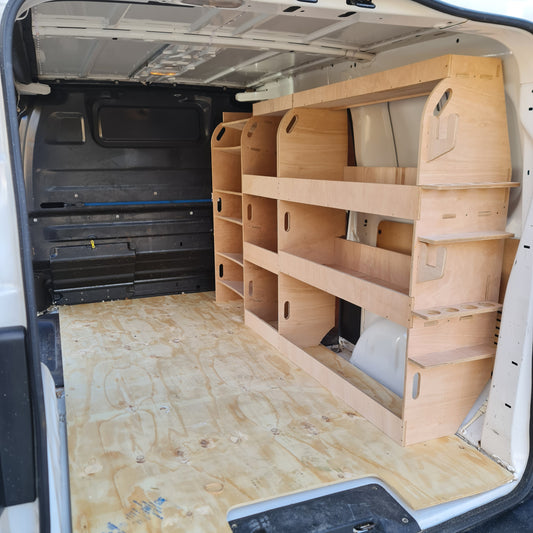 Vauxhall Vivaro Toolbox & Rear Van Racking Set 1