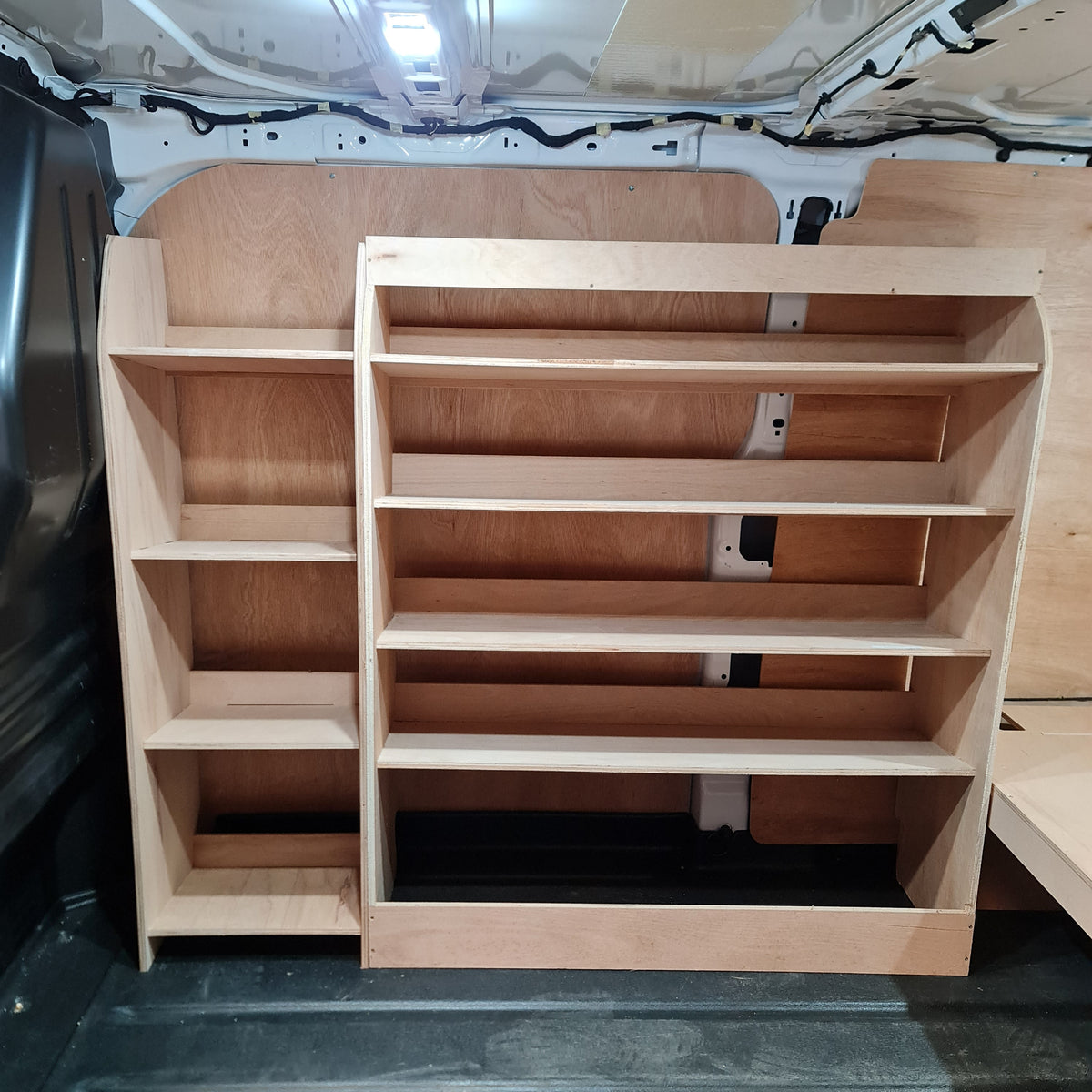 Ford Custom 2023+ Van Raised Floor And Racking Set 7