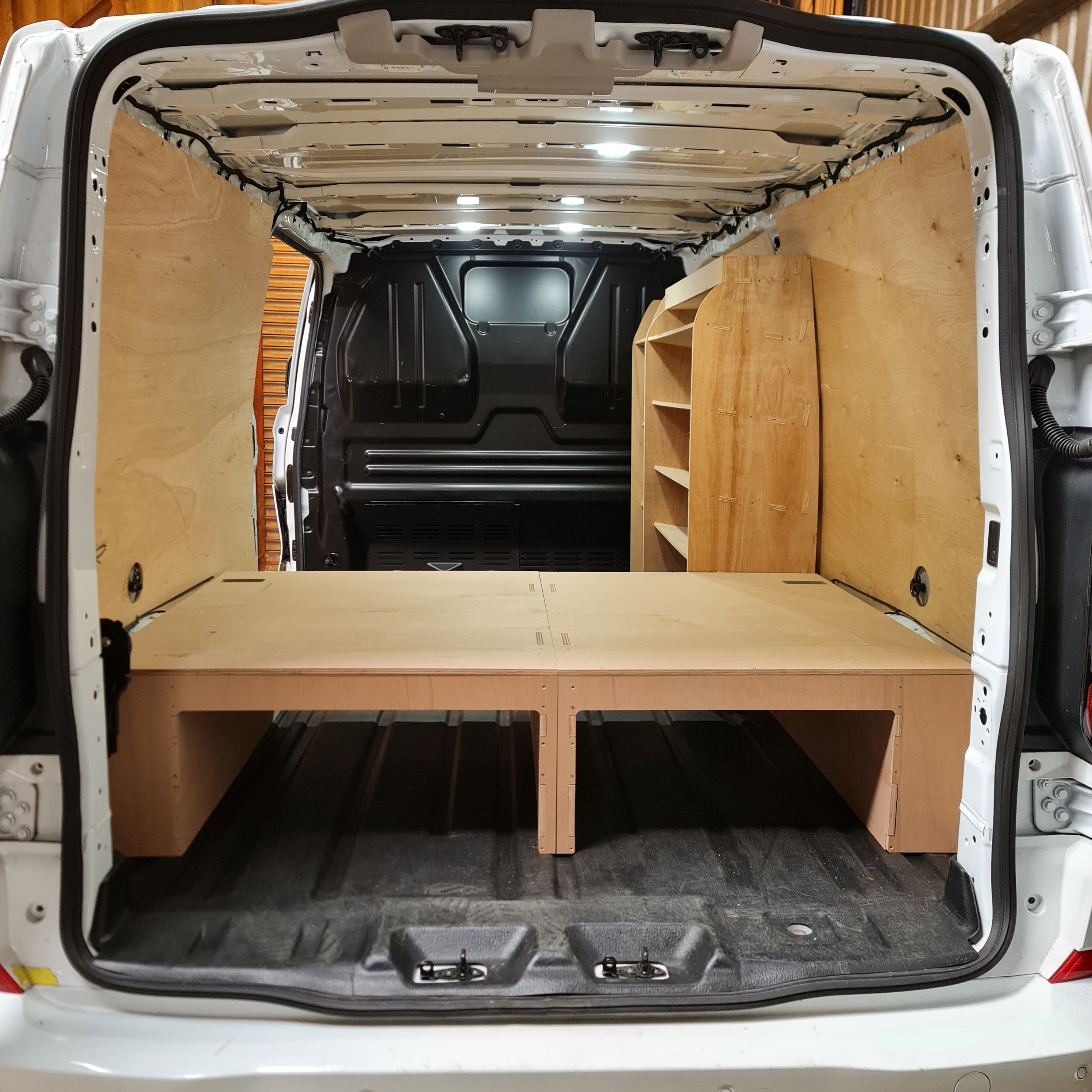 Van Racking T5 VW T5 T6 Van Racking with Raised Floor