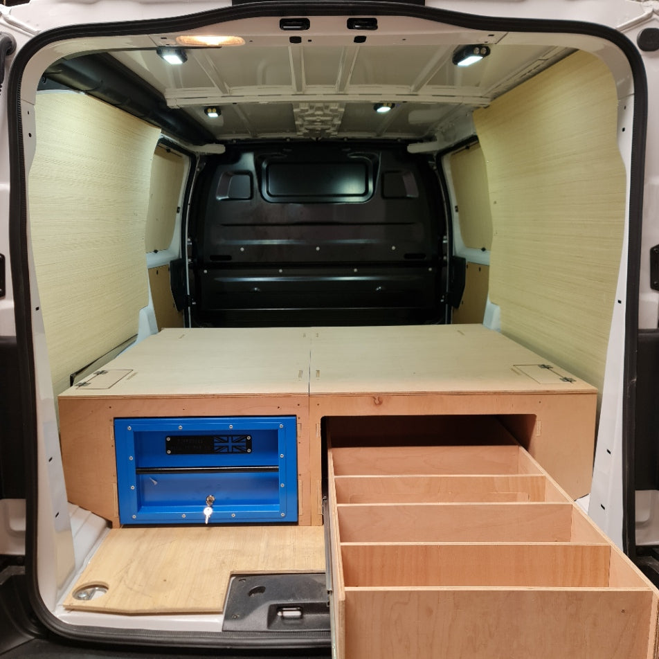 Citroen Dispatch LWB False Floor with Vault Box Space & Extra-Wide Tool Drawer