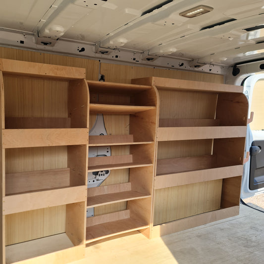 VW Transporter T5/T6 Van Racking – Full Driver Side for SWB/LWB