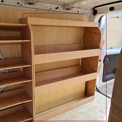 Vauxhall Vivaro Van Racking Driver Side
