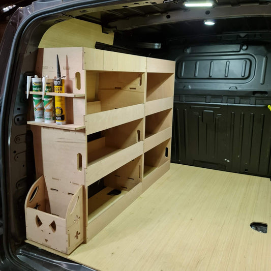 Ford Transit Connect SWB – Fully Loaded Dual-Side Racking Kit Nr 7