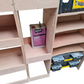 Can of Upol system resin on a wooden shelf with tools in the ID BUZZ