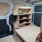Professional Kia PV5 tool storage system installed in van