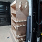 Kia PV5 van storage system with organised tools and accessories