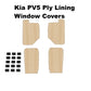 Kia PV5 Ply Lining Window Covers – Custom Fit Protective Panel Kit