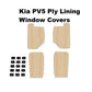 Kia PV5 Ply Lining Window Covers – Custom Fit Protective Panel Kit