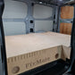 Van raised floor design for Ford Custom