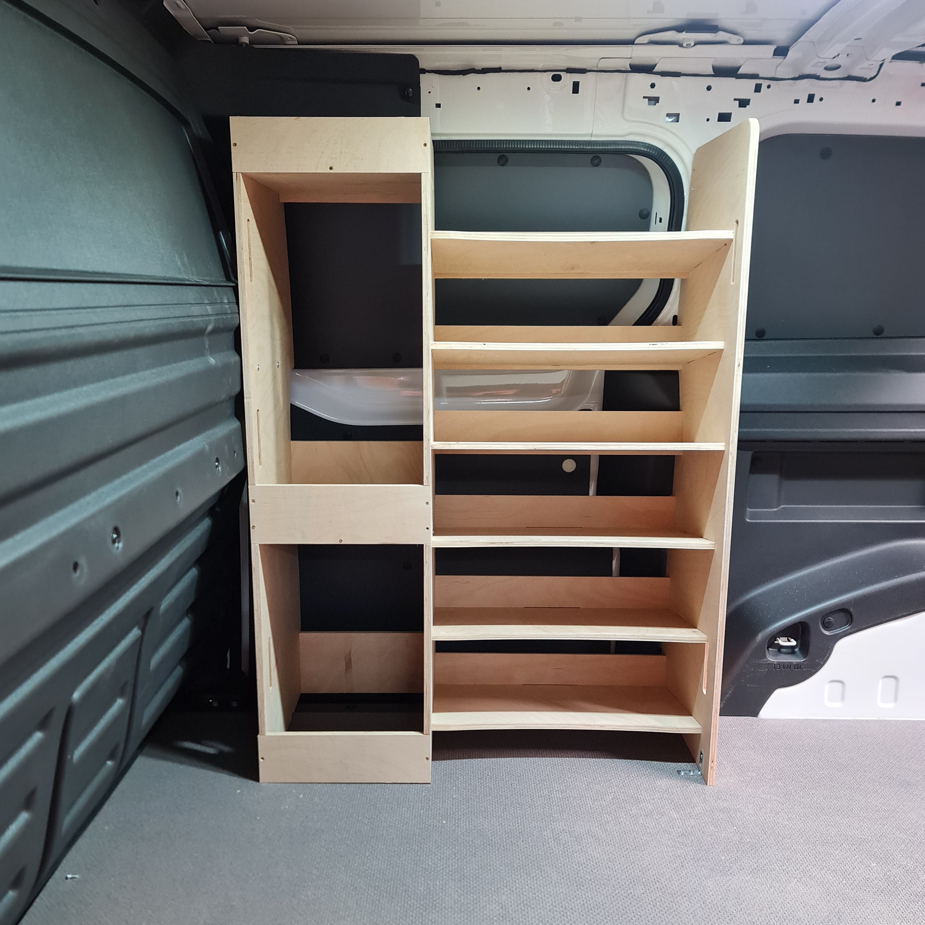 Id Buzz Racking IN STOCK VW ID. Buzz Rear Van Racking – Rear End Storage Unit