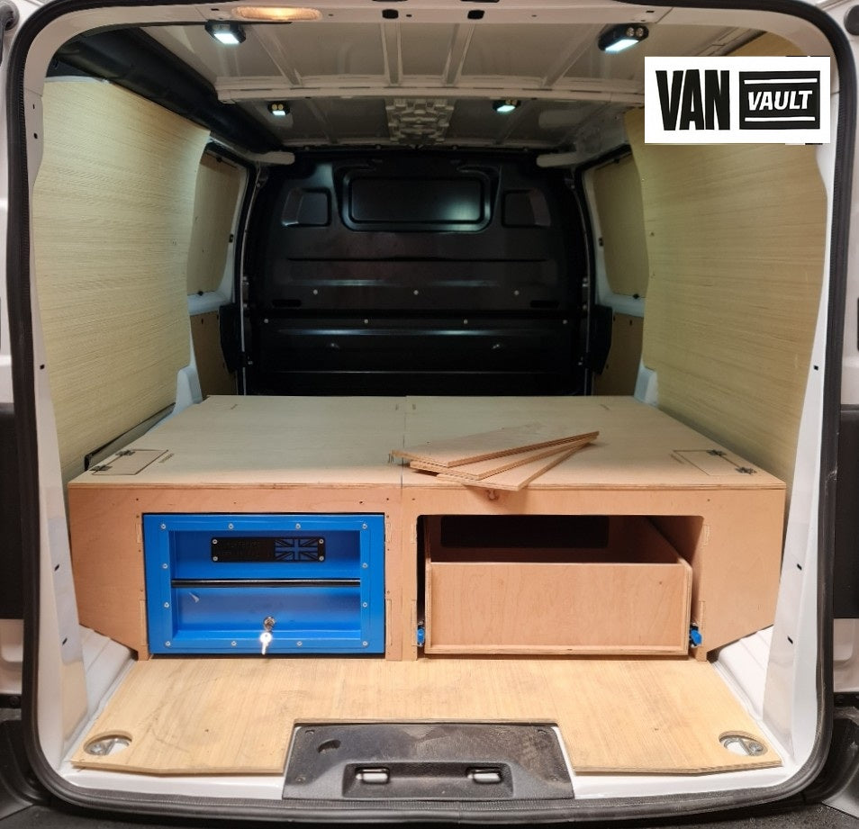 Citroen Dispatch LWB False Floor with Vault Box Space & Extra-Wide Tool Drawer