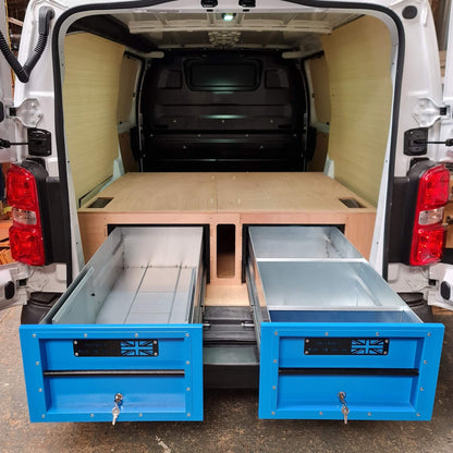 Citroën Dispatch LWB Raised Floor – Fits 2 Van Vaults (Both Sides)