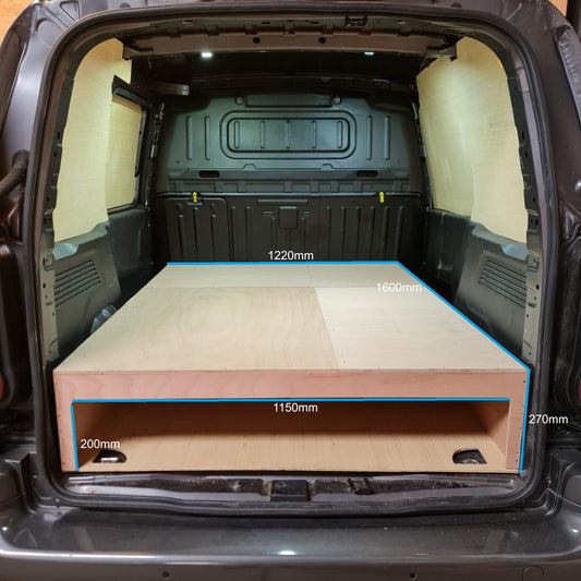 Peugeot Partner Full Length False Floor | Raised Van Floor Storage Platform | Fits L1