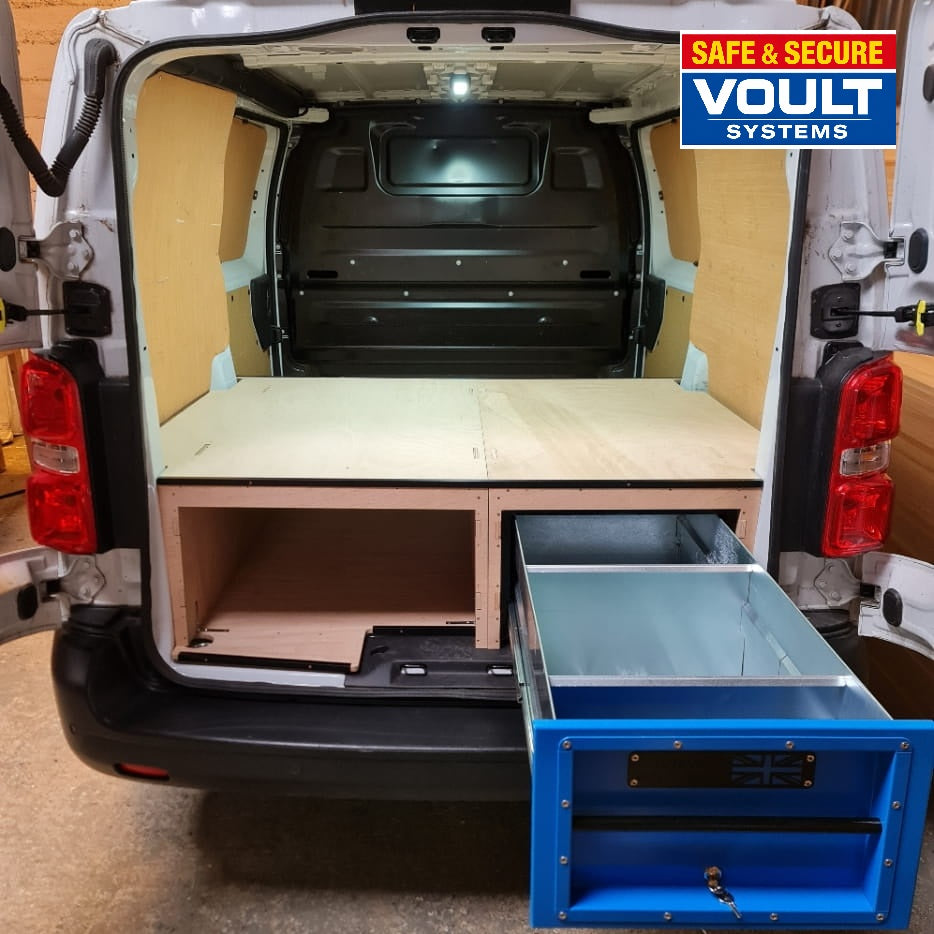 Citroën Dispatch MWB false floor compatible with Van Vault and TrekDror drawers