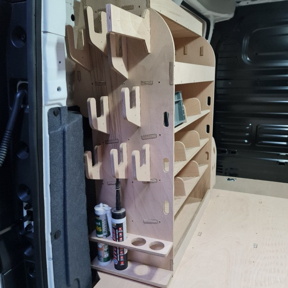 Kia PV5 van storage system with removable divider