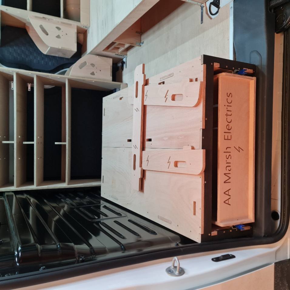 Kia PV5 Volt Slider small tool drawer sliding storage system for vans
